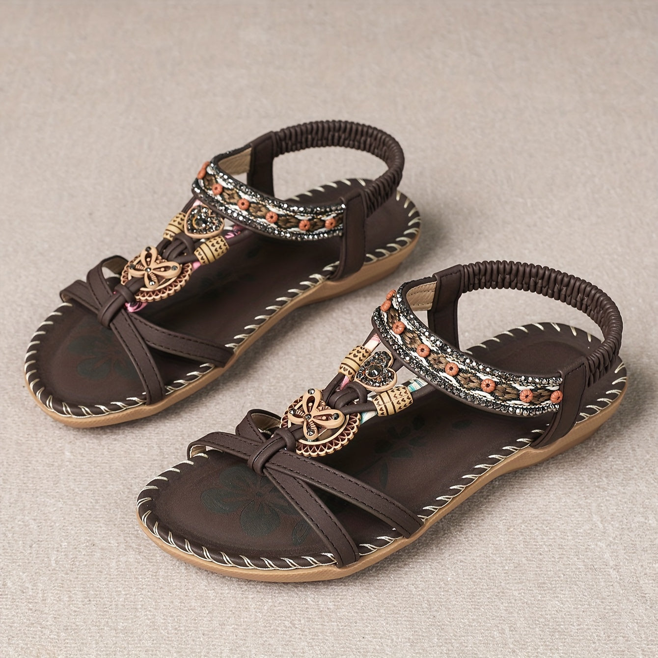Aitana | Sandalias planas de mariposa
